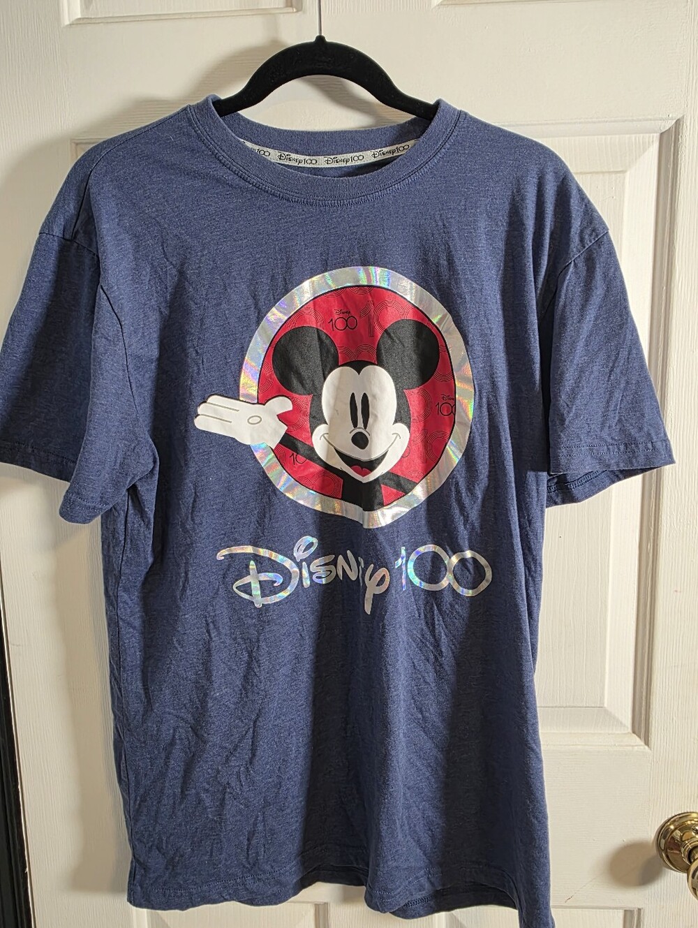 Disney 100th Anniversary Mickey Mouse Unisex T Shirt Size Large